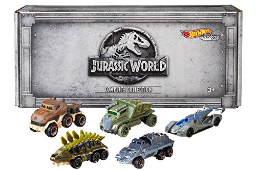 Hot Wheels Jurassic World Character Cars, 5 Pack