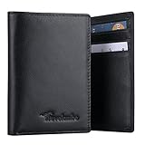 Travelambo RFID Blocking High Capacity Mens Wallets Trifold