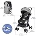 besrey Airplane Baby Stroller Kids pram with Reclining Seat for Baby Sleep - Gray