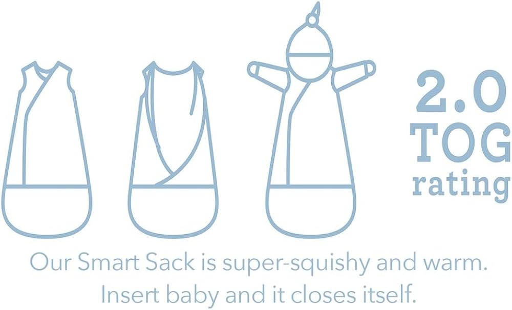 Magnificent Baby Magnetic Modal Sack Gown and Hat Set, Newborn - 3 Months: Clothing