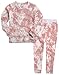 VAENAIT BABY Kids Girls 100% Cotton Sleepwear Pajamas 2pcs Set Prisim Pink M primary