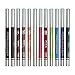 obmwang 12pcs Multicolor Eyeshadow Pencil, Eyeliner Pen Lip Liner Eye Pencil
