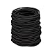 eBoot 40 Pack Black Hair Elastics Hair Ties Hair Bands Bulk Ponytail Holders (3 mm)