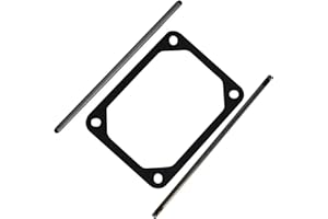 Push Rod Set & Valve Cover Gasket Replacement for Briggs & Stratton Grass Mowers 690981 690982