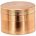 DCOU New Design Premium Aluminium Herb Grinder 2.2 Inches 4 Piece Metal Grinder with Pollen Catcher with Laser Flower Pattern