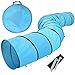 OSHOOM Yaheetech 18ft Pet Dog Agility Obedience Training Tunnel Blue - Dia.24