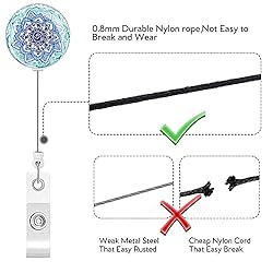 Retractable ID Badge Holder,Nurse Badge Reels with