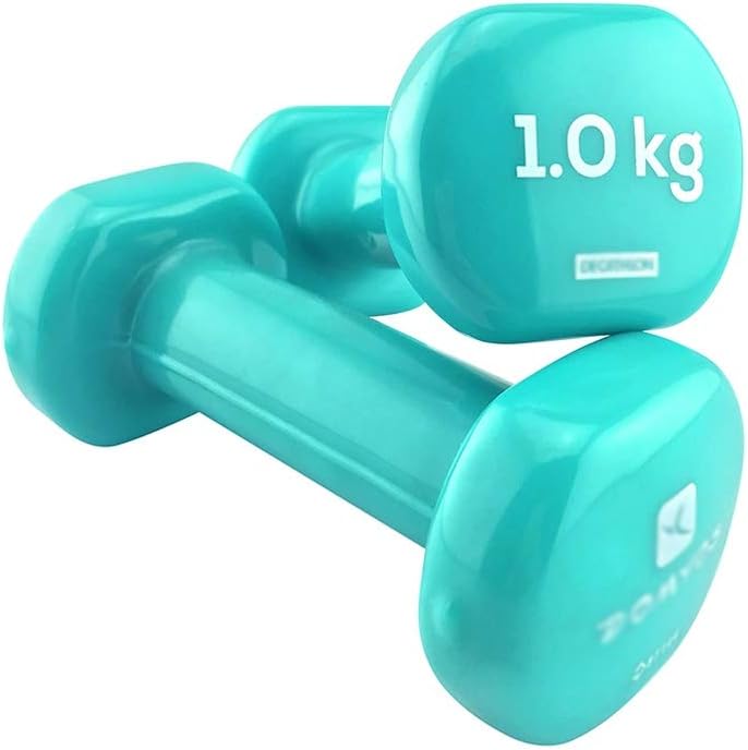 King Boutiques Dumbbell Ladies Small Dumbbell Rubber Dumbbell Shaping Muscle Strength Training Indoor Fitness Beginner Equipment Pair 2kg Sports Equipment (Color : Green)