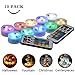 10 Pack Small Submersible LED Lights with Remote, Battery Operated Color Changing LED Tealight Waterproof Underwater LED Lights for Pool Fountain Pond Vase Party Wedding Centerpieces Decoration