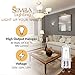 Simba Lighting Halogen Light Bulb G9 T4 40W JCD Bi-Pin (10 Pack) for Chandeliers, Pendants, Cabinet Lights, Landscape Lights, Desk and Floor Lamps, Wall Sconces, 120V Dimmable, 2700K Warm White