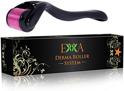 Derma Roller Titanium Microneedle Kit .25mm โ Micro 540 Needles for face - Collagen Boosting Micro-Roller - Facial and Body Massage Skin Care - Home Use Beauty Tool - Free Storage Case + Free Ebook