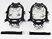 Ice & Snow Cleats Crampon - YUEDGE Universal 18 Teeth (2017 updated version) Stainless Steel Ice Grippers Traction Cleats For Winter Walking Hiking