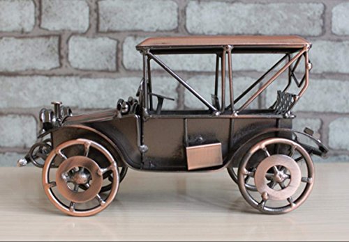 VintageBee Metal Antique Vintage Car Model Home DÃ©cor Decoration Ornaments Handmade Handcrafted Collections Collectible Vehicle Toys