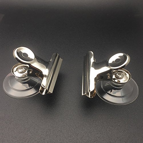JZMYXA Suction-Cup Clip, Plastic Round Suction Cup Clip Advertising Pop Display Holder Stand Clamp Set of 8 - Thumbnail 4