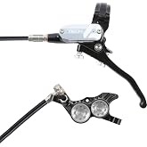 HOPE Tech 4 V4 Disc Brake and Lever Set Silver, Rear | bike-brake-levers