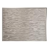 Fasade Easy Installation Ripple Brushed Nickel Backsplash Panel for Kitchen and Bathrooms (18 sq ft Kit)