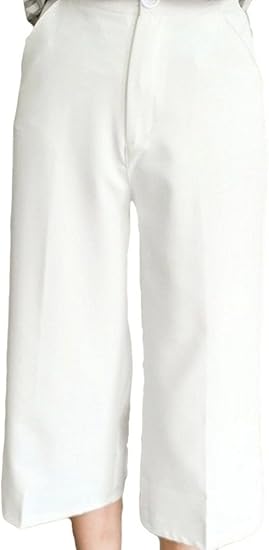 Amazon 大人 ガウチョパンツ カジュアル レディース s m 黒 白 クロップド丈 綺麗め シンプル ワイド オフィス 夏 m ホワイト カプリ クロップトパンツ 通販 Amazon 大人 ガウチョパンツ カジュアル レディース s m 黒 白 クロップド丈 綺麗め シンプル ワイド オフィス 夏 m ホワイト カプリ クロップトパンツ 通販