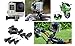 Handlebar Bike Mount for GoPro Action Cameras SeatPost/Clamp for Bicycles. Metal Screws 3-Way Adjustable Pivot Arm, Fits All GoPro Hero6 Hero5 Hero4 Hero3+ Hero3 Hero2 Hero1 HD SJ4000