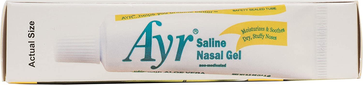 Ayr Saline Nasal Gel with Soothing Aloe, 0.5 Ounce (Pack of 2)