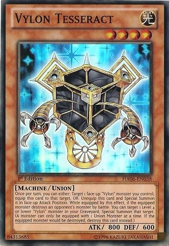 Yu-Gi-Oh! - Vylon Tesseract (HA06-EN038) - Hidden Arsenal 6: Omega Xyz - 1st Edition - Super Rare