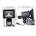 LTE 10W Solar Motion Sensor Light,Solar Security Light Outdoor Solar Floodlight 60W Halogen Lights Equivalent, 750 Lumen, Daylight White, IP65 Waterproof, PIR Motion Sensor Wall Lights