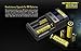 Nitecore SC2 Superb Charger 3A Quick Charge Bundle with EASTSHINE EB182 Battery Organizer