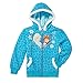 Kid-O-Roma Designs Youth & Little Girls Fleece Lined Hoodie Frozen Elsa and Sofia Zip-up Hoodie Size 3T - 6X (6X) Blue