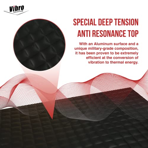 Vibro Black 80 mil Sound Deadener for Cars and Vibration Insulation, 20