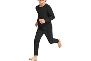 Passionate Adventure Toddler Thermal Set for Kids Thermal Underwear Long Johns Sets Base Layer for Girls Boys 2-6T