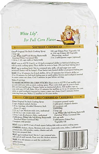 White Lily Buttermilk Self-Rising Cornmeal - 5 lbs. - 2Pack - Thumbnail 3