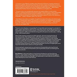 Transport Justice: Designing fair transportation systems