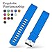 Hanlesi Band for Fitbit Charge 2, TPU Soft Silicone Adjustable Replacement Sport Strap Band for Fitbit Charge 2 Smartwatch Heart Rate Fitness Wristband