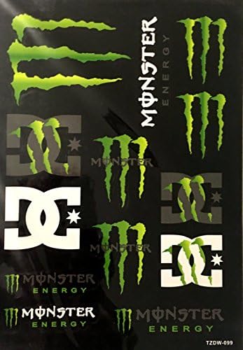 Monster A4 Size Vinyl Sticker Skateboard Car Window Decal