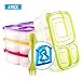 Bento Lunch Box 3 Compartment Food Containers – Set of 4 Storage Meal prep Container Boxes– Ideal for Adults, Toddler, Kids, Girls, and Boys – Free 2-in-1 Fork/Spoon & Puzzle Sandwich Cutter