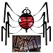 Halloween Decorations Hanging Spider with Balloon for Halloween Party or Haunted House Decorations – 20 Feet