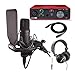 Rode NT1 Kit Condenser Microphone Cardioid with Scarlett Solo Interface (3rd) Gen, Headphones and XLR Cable