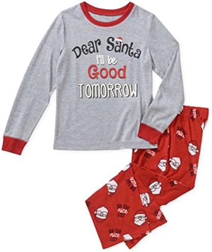 TheFoud Family Matching Christmas Pajama Set Sleepwear Nightwear Homewear (XL(110), Boy)