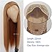 QD-Tizer Lace Front Blonde Wig Long Straight Hair Honey Brown Synthetic Lace Front Wigs for Women 22inch