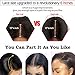 YAYAKU 13x6 Short Bob Lace Front Human Hair Wigs Pre Plucked,Brazilian Deep Part Human Hair Bob Wigs with Baby Hair for Women,10 inch