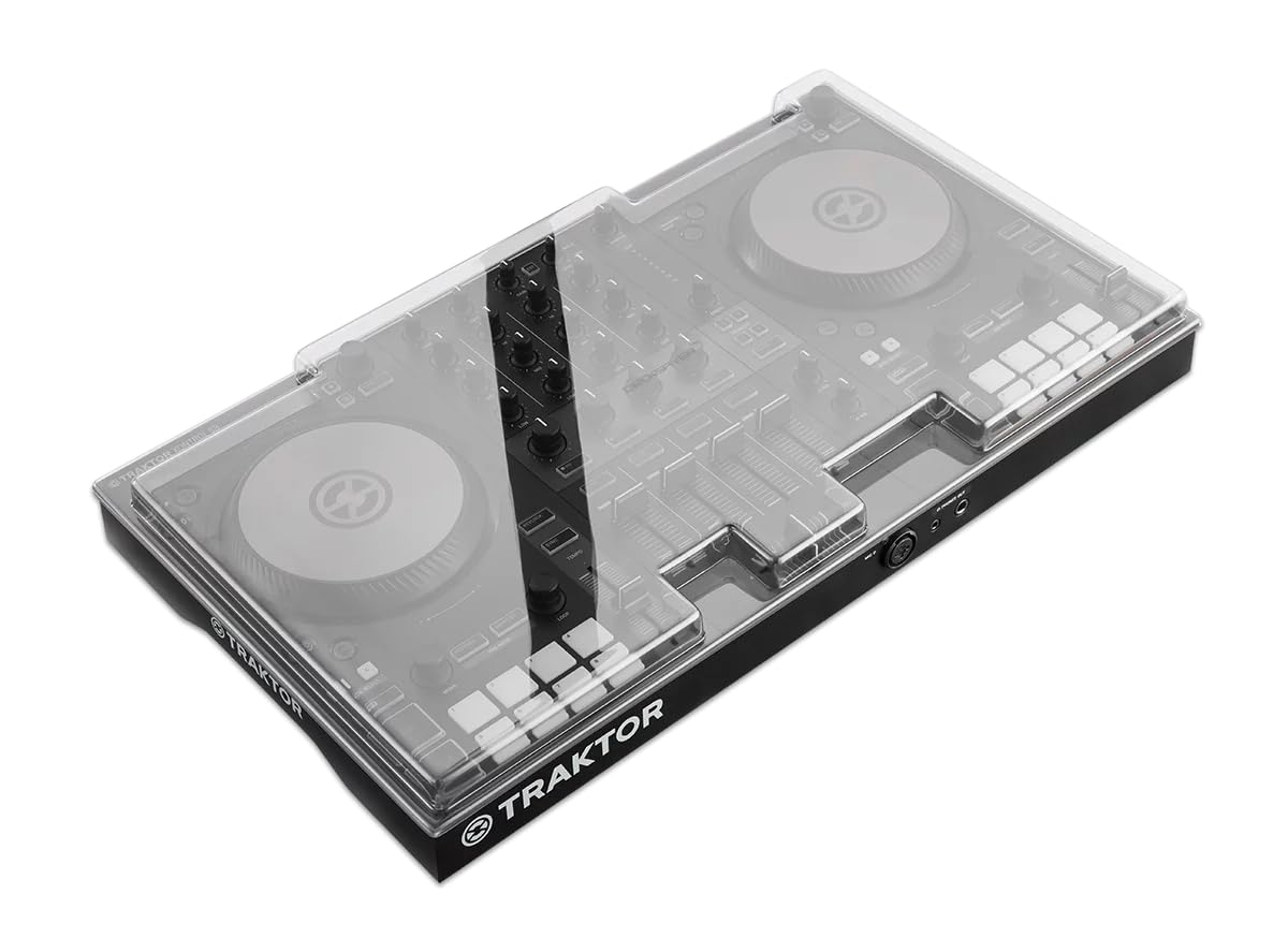 Decksaver Cover for Native Instruments Kontrol S3 - Super-Durable Polycarbonate Protective lid in Smoked Clear Colour, Made in The UK - The DJs' Choice for Unbeatable Protection