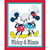 Disney Mickey and Minnie Vintage Fabric from Springs Creative Sold by The Panel
