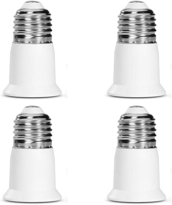 SumVibe E26 Socket Extender, E26 to E26 Light Socket Extender, 3CM/1.2