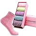 MORECOO Womens Socks Winter - Christmas Gifts & Stocking Stuffers for Women - Thick Wool Soft Warm Cozy Crew Socks for Women