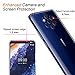 Nokia 9 PureView case, OUBA [Shock Absorbing] Air Hybrid Slim fit Armor Shockproof Drop Protection Crystal [Clear] Back Protective Case + TPU Bumper Cover Compatible for Nokia 9 PureView - Clear