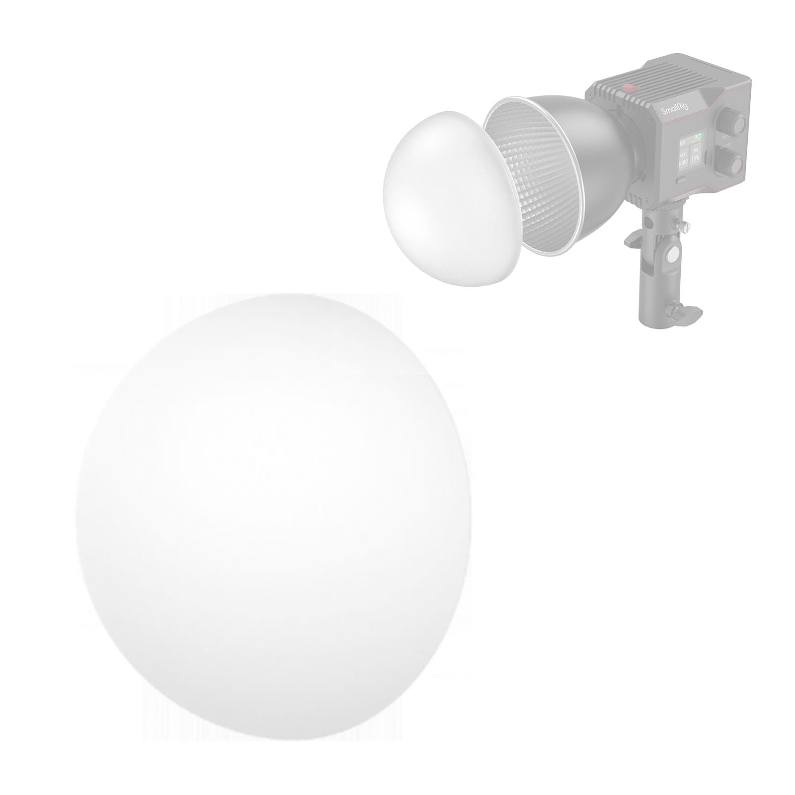Photo 1 of SMALLRIG Silicone Diffuser, COB Light Diffuser, Lighting Accessory for SmallRig RC60 /RC100 COB LED Video Light - 4529