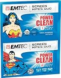 EMTEC Power Clean Wet and Dry Wipes Duo