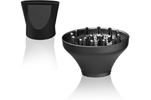 Mini Hair Diffuser For Curly Hair,Travel Diffuser Attachment For Hair Dryer,1.57-Inch Diameter Hair Dryer Attachment Fit Babyliss Travel Hair Dryer And Lura Small Hair Dryer