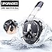 Anglink 180° Full Face Snorkel Mask with Gasbag Design, 2018 Newest Anti-Fog and Anti-Leak Technology Easybreath Snorkeling Gear Compatible Adult, Youth, Kids