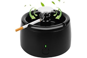 Smokeless Ashtray for Indoor Use,Smoke Removing Air Purifier Ashtray for Indoor Smokers