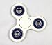 Fidget Toy Hand Spinner - Glossy White With Blue Colored Bearings